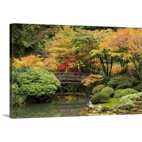 "Japanese garden" Canvas Wall Art - Overstock - 16490640